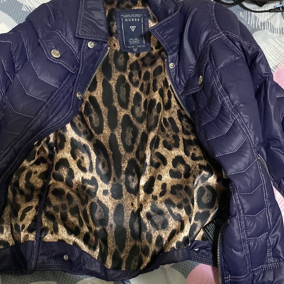GUESS Purple Padded Jacket - Picture 2 of 2